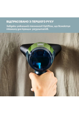 Tefal Відпарювач компактний AeroSteam, 1400Вт, 100мл, постійна пара - 20гр, чорно-зелений