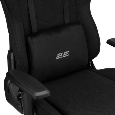 2E Gaming Крісло 2E GAMING BUSHIDO Lite, тканина, 2D-Armrests, чорний