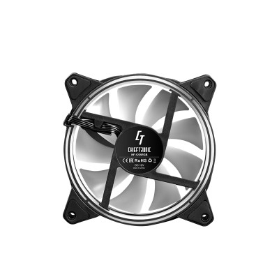 Chieftec Корпусний вентилятор Chieftronic NOVA ARGB, 120мм, 1600rpm, 4pin PWM+3pin ARGB, 24dBa