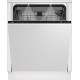 Beko Посудомийна машина вбудована, 15компл., A++, 60см, 3й кошик, білий