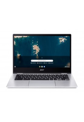 Acer Ноутбук Chromebook Spin CP314-1HN 14" FHD IPS, Intel C N4500, 8GB, F128GB, UMA, ChromeOS, сріблястий