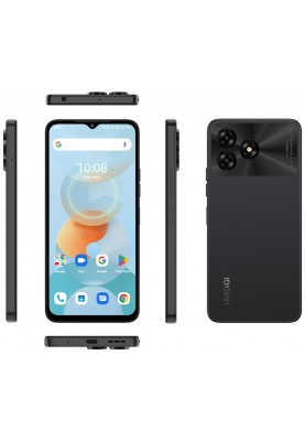 UMIDIGI Смартфон G5A (MP38) 6.52" 4/64ГБ, 2SIM, 5000мА·год, чорний