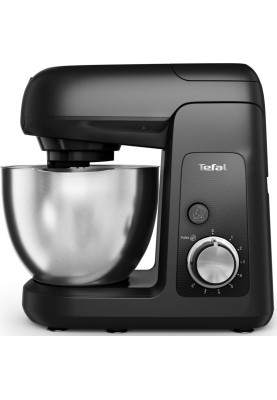 Tefal Кухонная машина Bake Partner 1100Вт, чаша-метал, корпус-пластик, насадок-6, чорний