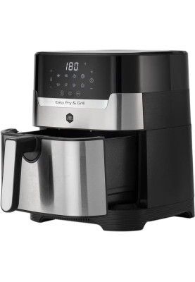 Tefal Мультипіч OBH Nordica EasyFry&Grill, 1550Вт, чаша-4.2л, сенсорне управління, від 40°C до 200°C, пластик, чорно-сірий