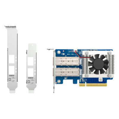 QNAP Сетева карта Dual-port SFP+ 10GbE Gen3 x8 (Broadcom BCM57412)