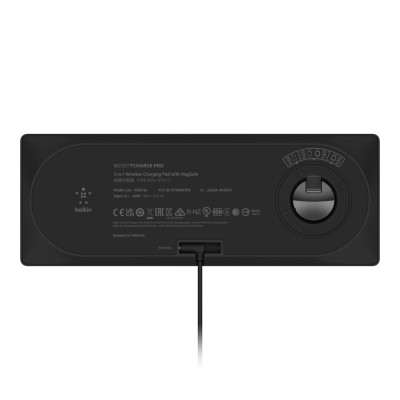 Belkin Зарядний пристрій бездротовий 3в1 MagSafe PRO iPhone/Watch/AirPods, чорний