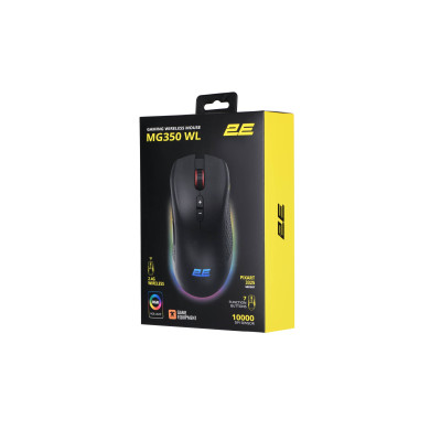 2E Gaming Миша MG350 WL, RGB USB Black