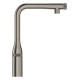Grohe Змішувач для кухні Essence Smart Control, довж.виливу - 199мм, поворотний/витяжний, вентиль/кнопка, матовий графіт
