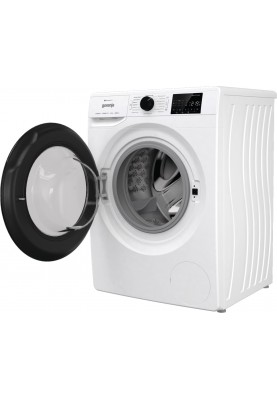 Gorenje Пральна машина фронтальна, 9кг, 1400, A+++, 54,5см, дисплей, інвертор, пара, Wi-Fi, білий