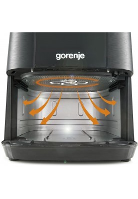 Gorenje Мультипіч 1350Вт, чаша-5.4л, сенсорне кер., 8 авто. програм, пластик+метал, чорний