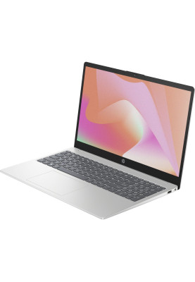 HP Ноутбук 15-fc0101ua 15.6" FHD IPS AG, AMD R5-7520U, 16GB, F1024GB, UMA, DOS, сріблястий