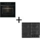 Gorenje Комплект (духовка електрична BO6735E02BK + поверхня газова G641EB), 740147, чорний