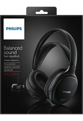 Philips SHC5200 Over-Ear Wireless[Black (SHC5200/10)]