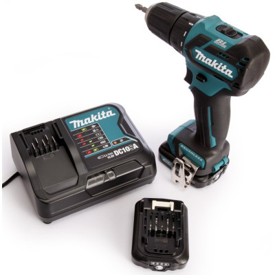 Makita Шуруповерт DF332DSAE, 10.8, 2 Ач, 0-4501500 об/хв