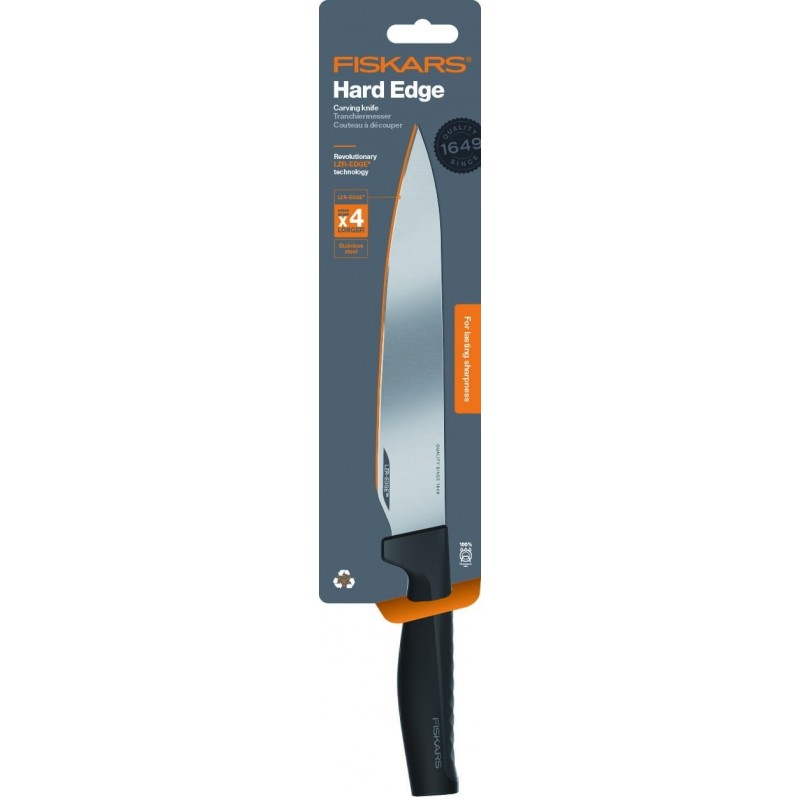 Fiskars Кухонний ніж для м'яса Hard Edge, 21.6 см