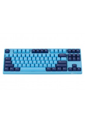 Akko Клавіатура механічна 3087 Mirror of the Sky 87Key, Cherry MX Silent Red, USB-A, EN/UKR, No LED, Блакитний