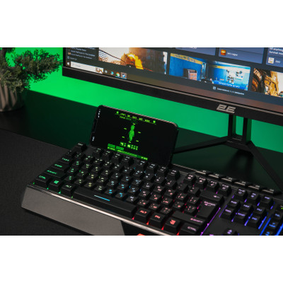 2E Gaming Клавіатура KG315 RGB USB Black Ukr
