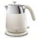 Delonghi Електрочайник Luminosa, 1.6л, Strix, метал, кремовий