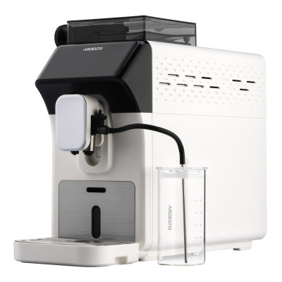 ARDESTO Кавомашина, 2л, зерно, автомат.капуч, дисплей, авторецептів -9, біло-чорний