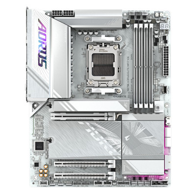 Gigabyte Материнська плата X870E A ELITE WF7 ICE sAM5 X870 4xDDR5 M.2 Wi-Fi BT HDMI DP ATX