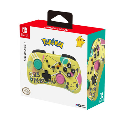 Hori Геймпад провідний Horipad Mini (Pikachu Pop) для Nintendo Switch, Yellow