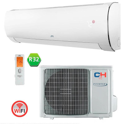 Cooper&Hunter Кондиціонер Daytona CH-S18FTXD2-WP, 55 м2, інвертор, A++/A+++, до -25°С, Wi-Fi, R32, білий