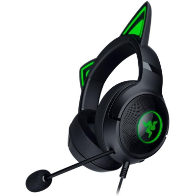 Razer Гарнітура Kraken Kitty V2, RGB, USB, чорний