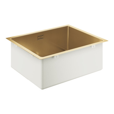 Grohe Мийка кухонная K700U, нерж.сталь, прямокут., без крила, 550x450x200мм, чаша - 1, уніврсальна, матовий прохолодний схід сонця