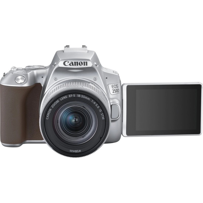 Canon Цифрова фотокамера дзеркальна EOS 250D kit 18-55 IS STM Silver