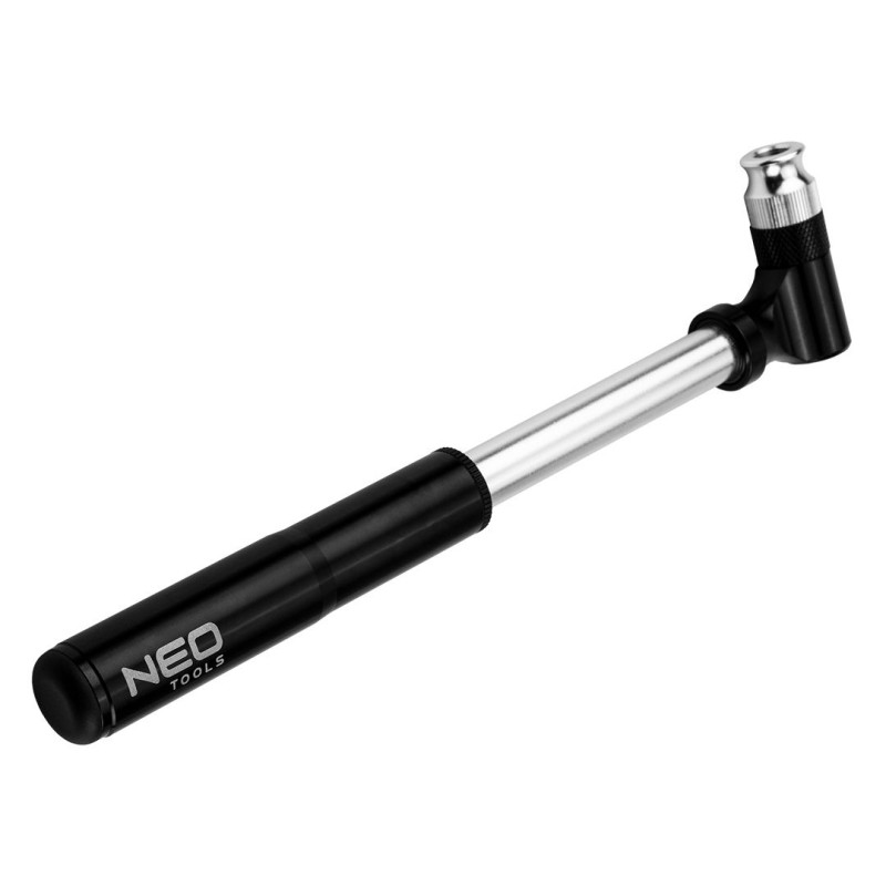 Neo Tools Насос велосипедний, з кронштейном для кріплення до рами, 13.7 см, 0.07 кг