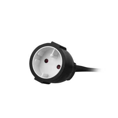 2E Мережевий подовжувач 1XCEE7/17, 2G*1.0мм, 15м, black