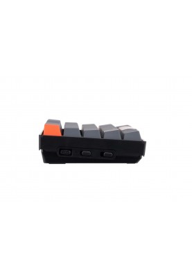 Keychron Клавіатура механічна K6 68Key, Gateron G Pro Blue, BT/USB-A, EN/UKR, White LED, Black