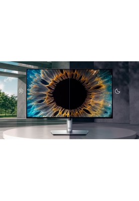 Dell Монітор 23.8" U2424HE HDMI, DP, USB-C, RJ-45, Audio, IPS, 120Hz, sRGB 100%, Pivot