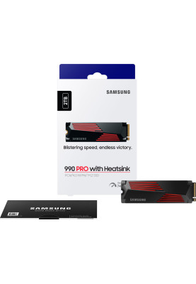 Samsung Накопичувач SSD M.2 2TB PCIe 4.0 990PRO + радіатор