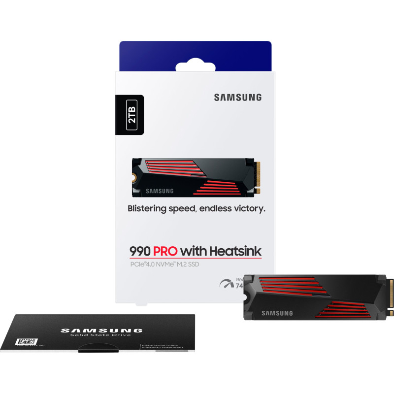 Samsung Накопичувач SSD M.2 2TB PCIe 4.0 990PRO + радіатор