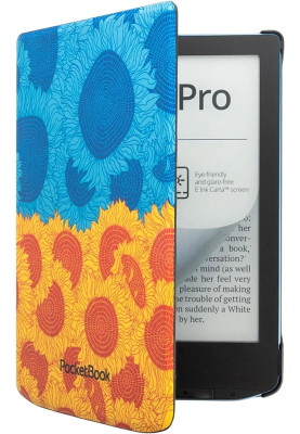 PocketBook Чохол 629_634 Shell, sunflower print