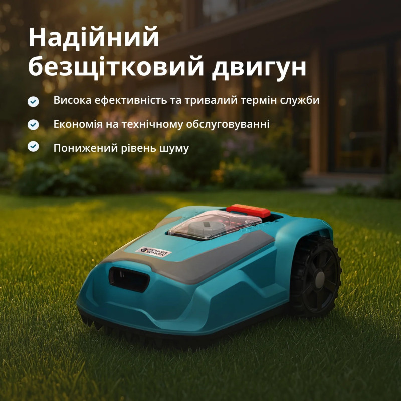 Könner & Söhnen Газонокосарка-робот KS 22RLM 18В 4А-год, безщітковий двигун, керування застосунком, wifi, 9 кг