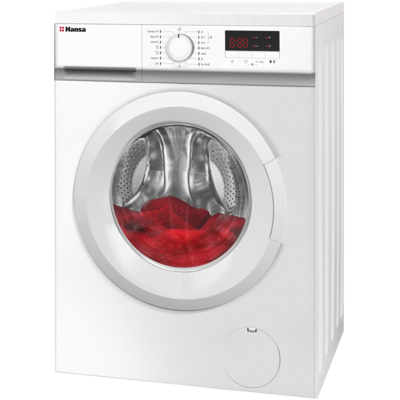 Hansa Пральна машина фронтальна, 7кг, 1200, A+++, 40см, дисплей, білий Hansa Пральна машина фронтальна, 7кг, 1200, A+++, 40см, дисплей, білий