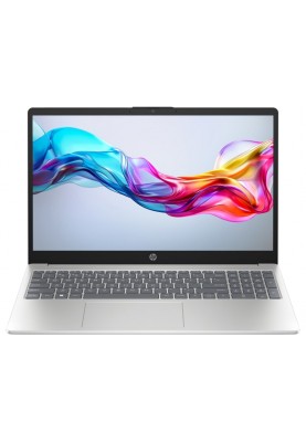 HP Ноутбук 15-fd1076ua 15.6" FHD IPS AG, Intel 7-150U, 16GB, F1024GB, UMA, DOS, сріблястий