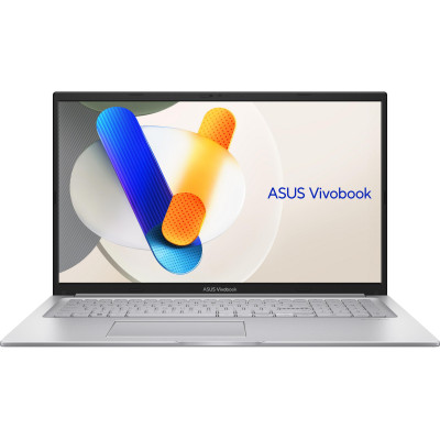 ASUS Ноутбук Vivobook 17 X1704ZA-AU376 15.6" FHD IPS, Intel i7-1255U, 16GB, F1TB, UMA, NoOS, Сріблястий
