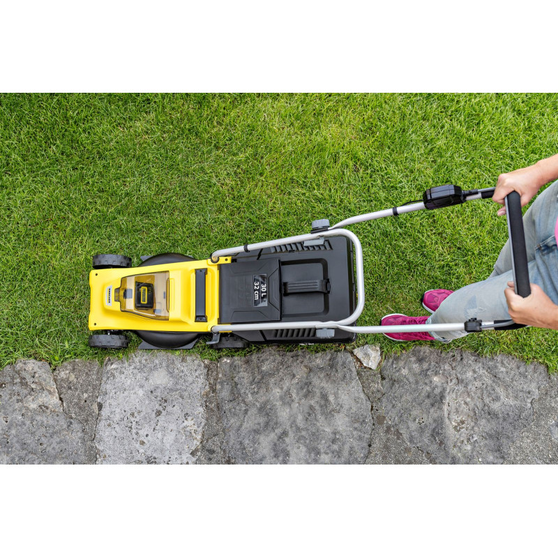 Karcher Газонокосарка акумуляторна LMO 2-18 Battery 18В 32см акб 1х5А·год 25-60мм