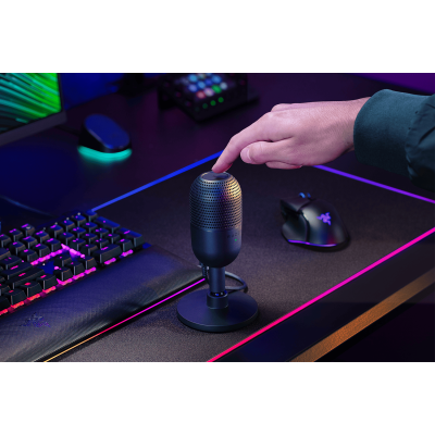 Razer Мікрофон геймінговий Seiren V3 Mini, Omni, USB-A, 1.2м, чорний