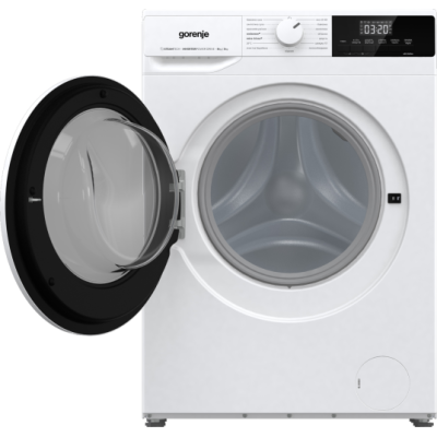 Gorenje Прально-сушильна машина фронтальна, 8(5)кг, 1400, A+, 55см, дисплей, пара, інвертор, білий Gorenje Прально-сушильна машина фронтальна, 8(5)кг, 1400, A+, 55см, дисплей, пара, інвертор, білий