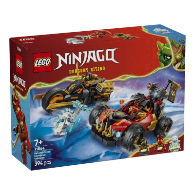 LEGO Конструктор LEGO Ninjago Комбіновані транспортні засоби Кая та Коула