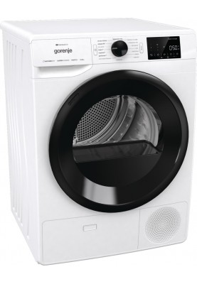 Gorenje Сушильна машина конденсаційна, 8кг, A+++, 60см, дисплей, Wi-Fi, білий