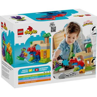 LEGO Конструктор LEGO DUPLO Disney Динозавр Spidey-Rex проти Зеленого Гобліна LEGO Конструктор LEGO DUPLO Disney Динозавр Spidey-Rex проти Зеленого Гобліна