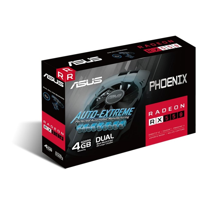 ASUS Відеокарта Radeon RX 550 4GB GDDR5 PH EVO PH-RX550-4G-EVO