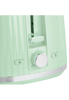 Russell Hobbs Тостер Eden 800Вт, пластик, підігрів, розморожування, фісташковий