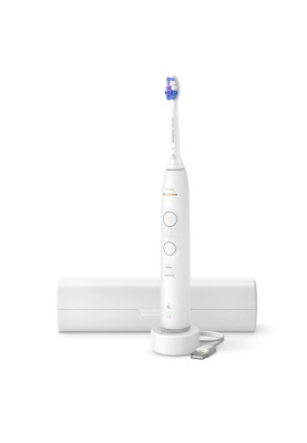 Philips Щітка зубна електр., Sonicare 6100 Series, 62т. колів/хв, насадок-1, футляр, білий