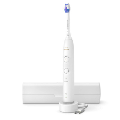 Philips Щітка зубна електр., Sonicare 6100 Series, 62т. колів/хв, насадок-1, футляр, білий